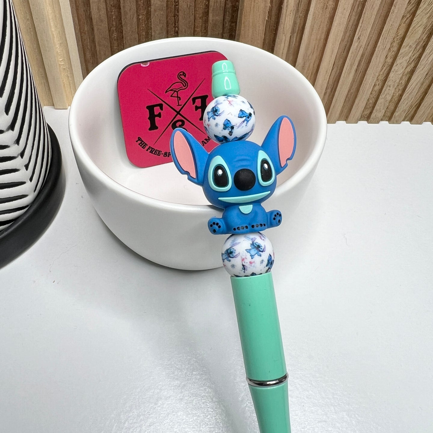 3D Blue Alien Plastic Pen